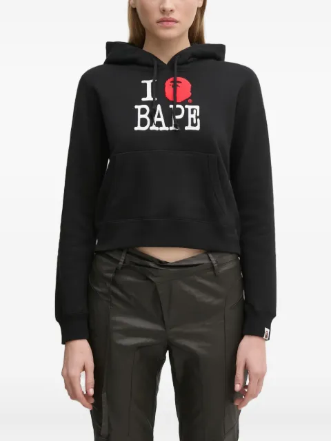 A BATHING APE® I Love Bape hoodie Black 001TEK802002L