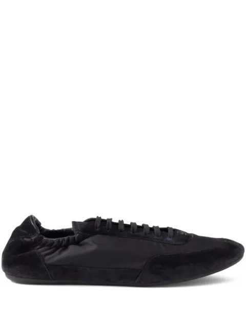 Prada Collapse Re-nylon and suede sneakers Black 1E959NF005D7C