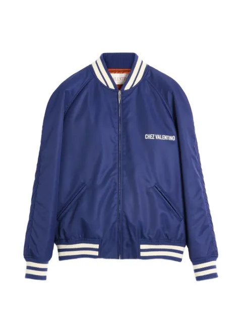 Valentino Garavani Chez Valentino bomber jacket Blue VCIM225CM