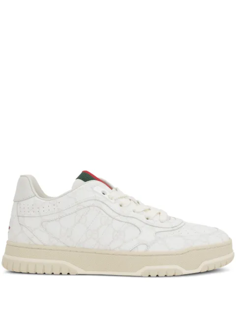 Gucci logo-print stripe-trim sneakers White 816818FAD7V