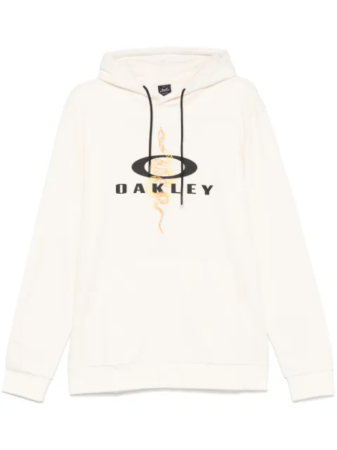Oakley logo-print hoodie White FOA407527