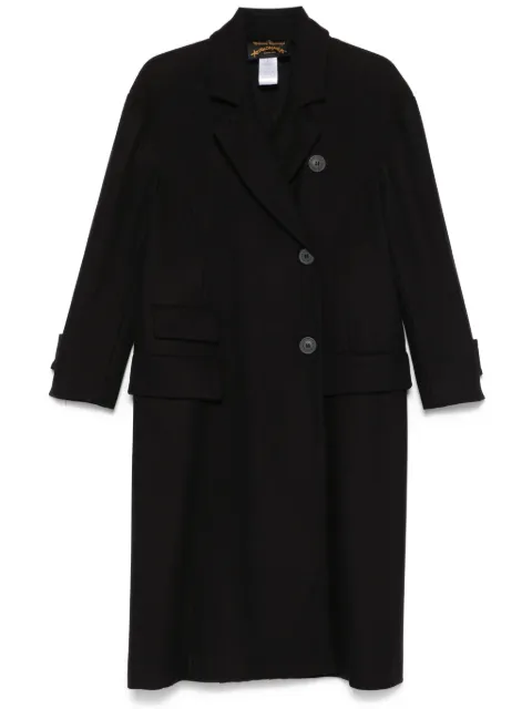 Vivienne Westwood Pre-Owned 2015 - 2016 wool coat Black WE720AM