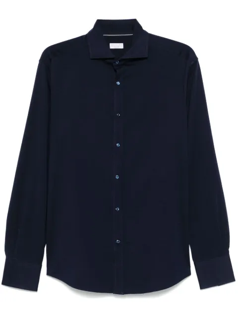 Brunello Cucinelli cotton shirt Blue M0B136686C6134