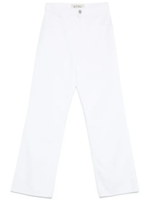 Róhe straight-leg jeans White 41431118