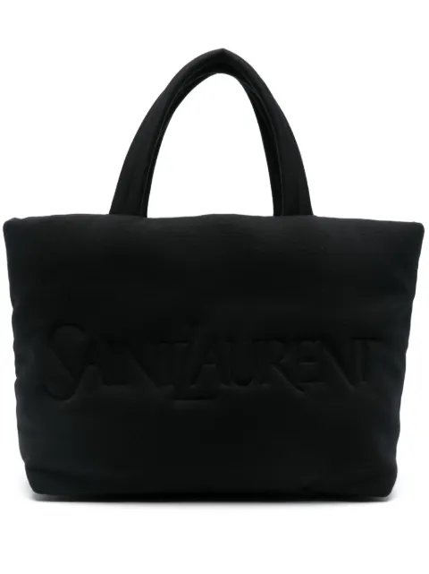 Saint Laurent jersey tote bag Black 756269FADNI1000