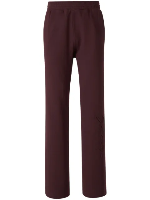 Givenchy logo-embossed cotton track pants Red BM51HS3YP1