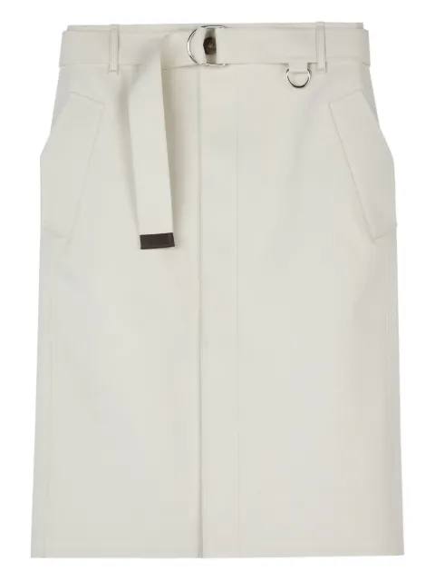 Tod's belted midi skirt White X4W9250509EWTT