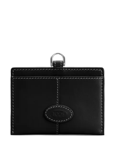 Tod's leather card holder Black XAMDBSUC200UPP