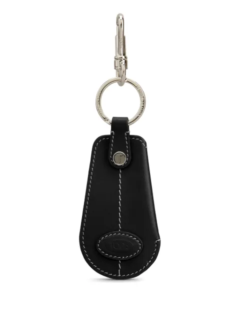 Tod's leather keyring with shoehorn Black XAMDBSX2100UPP