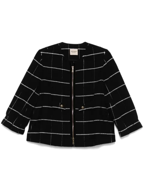Saint Laurent Pre-Owned 2010s collarless coat Black SL420AD