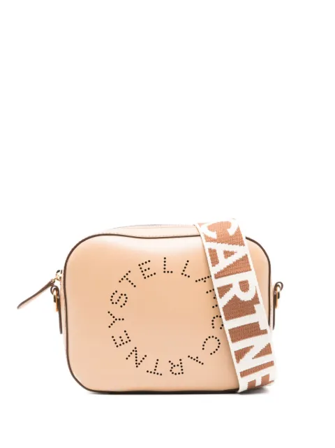 Stella McCartney mini Logo cross body bag Neutrals 700266W8542