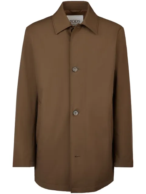Tod's short single-breasted coat Brown X1M61500060WFT