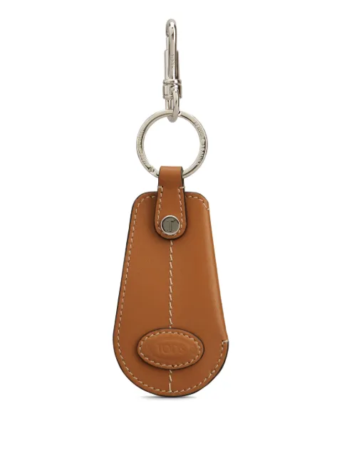 Tod's leather keyring with shoehorn Brown XAMDBSX2100UPP