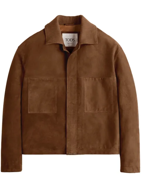 Tod's suede jacket Brown X1M12500020WDN