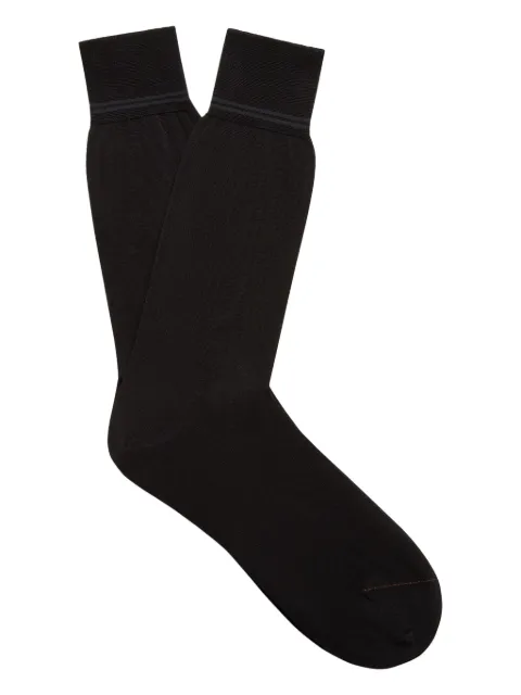 Zegna cotton socks Black N4V4021