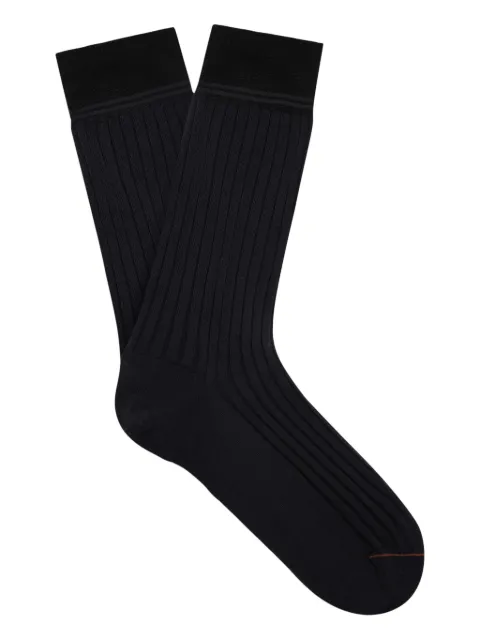Zegna cotton socks Blue N4V4020