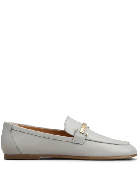 Tod's leather loafers Grey XXW79A0JE50SMX