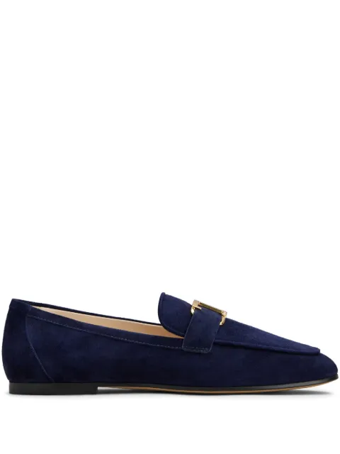 Tod's suede loafers Blue XXW79A0GG90HR0