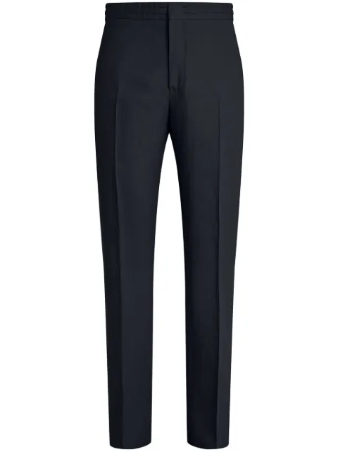 Zegna Oasi Lino trousers Blue UFI35A9TZ32