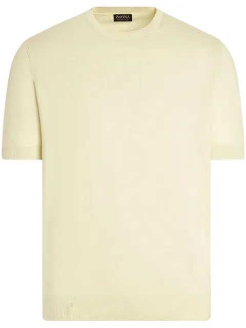 Zegna cotton T-shirt Yellow UFC90A9C10