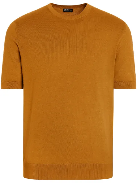Zegna cotton T-shirt Yellow UFC90A9C10