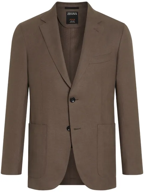 Zegna Oasi Lino blazer Brown 973N41A910JCN0