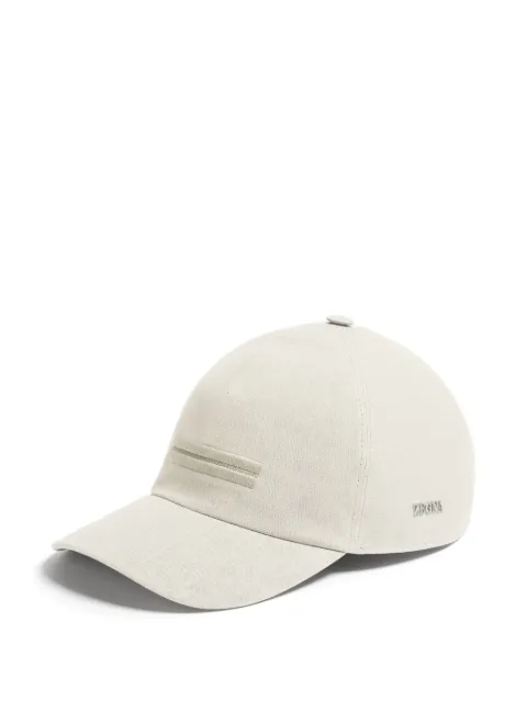 Zegna Oasi Lino baseball cap White Z9I18HA9B7M
