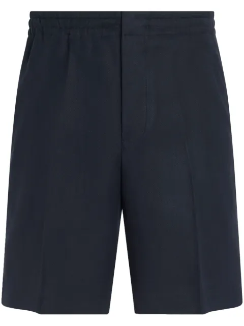 Zegna Oasi Lino shorts Blue UFI35A9TB14
