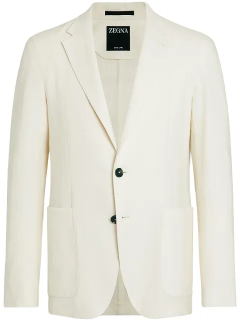 Zegna Oasi Lino blazer White 973504A91DJSS0