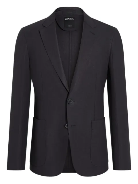 Zegna Oasi linen blazer Blue 973509A91DJSS0