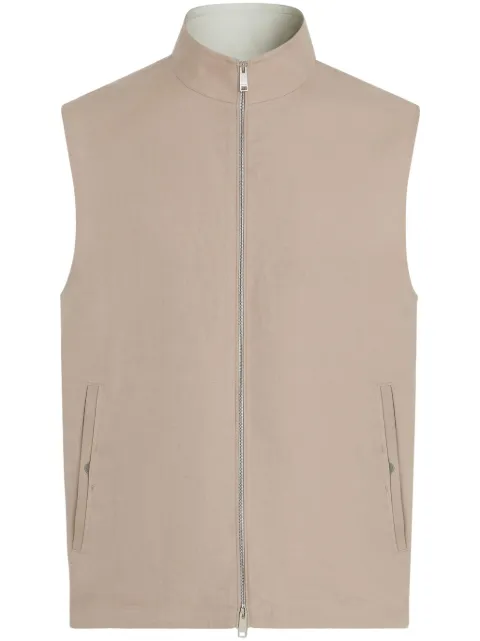 Zegna Oasi Lino gilet Neutrals UFT58A9F137