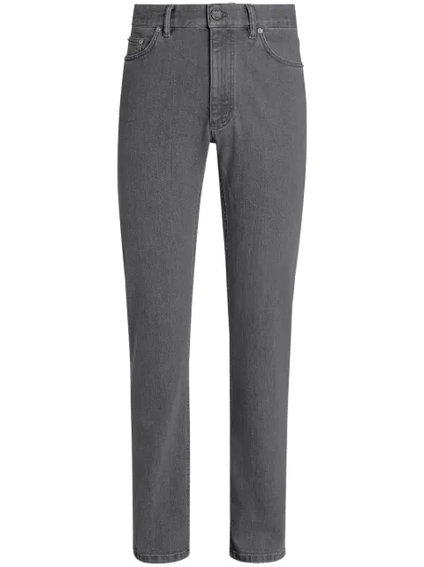 Zegna Roccia stone-washed jeans Grey UEL38A8CITYE