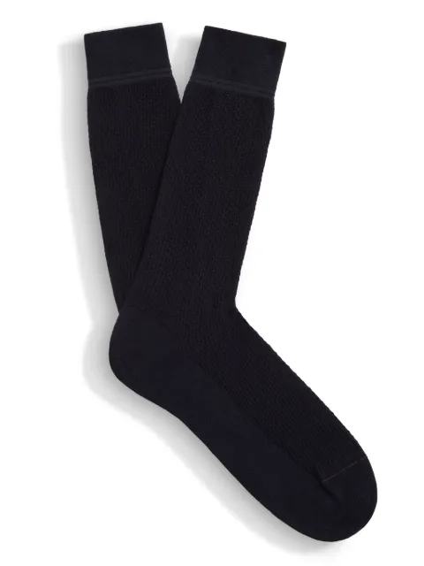 Zegna jacquard socks Blue N5V407220