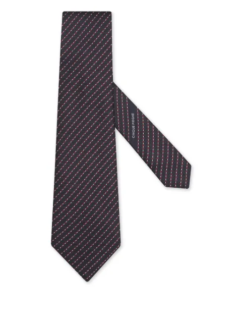 Zegna Cinque Pieghe silk tie Blue Z9D14TA91P9