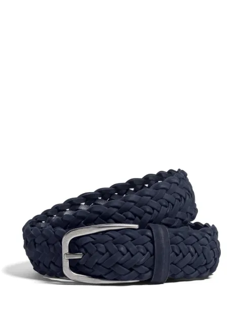 Zegna braided belt Blue LHTPFB021AZ