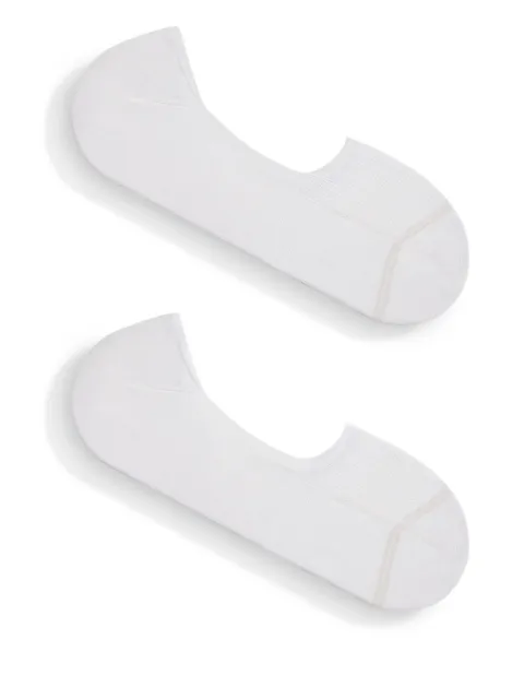 Zegna stripe-detail socks White N4V0423