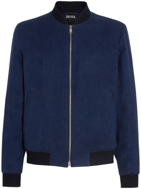 Zegna Oasi bomber jacket Blue UFT54A9F145