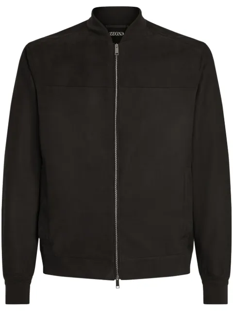 Zegna Secondskin bomber jacket Black UFPNSA9F189P