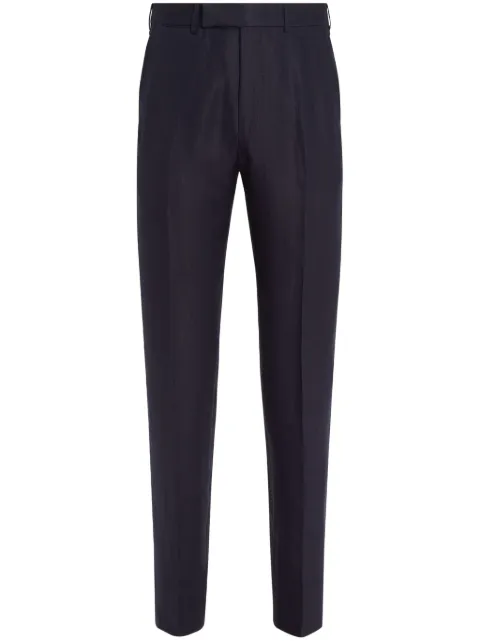Zegna Oasi Lino trousers Blue 973F02A975N5N2