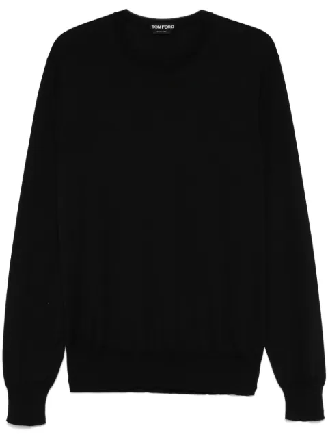 TOM FORD cotton sweater Black KCL011YMC024S25