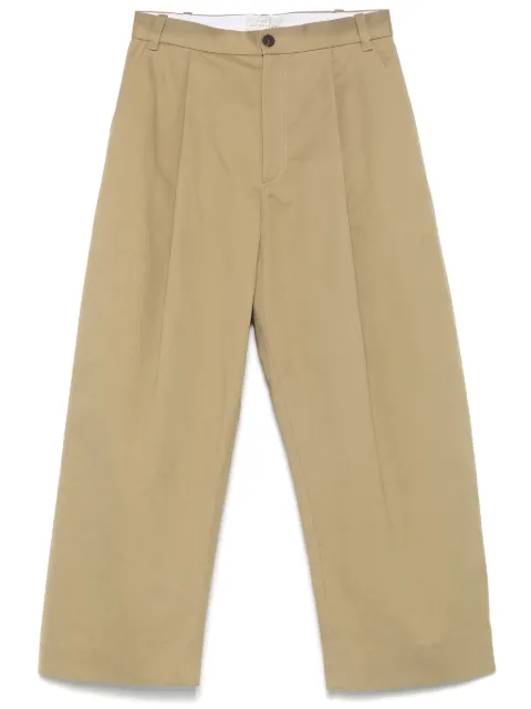 Studio Nicholson pleat-detail trousers Neutrals SNM1248