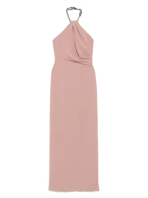 Solace London Riva maxi dress Brown OS33015