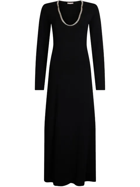 LIU JO rhinestone-embellished dress Black WA5039MS55N