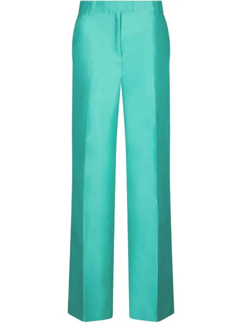 LIU JO shantung trousers Green CA5316T2982