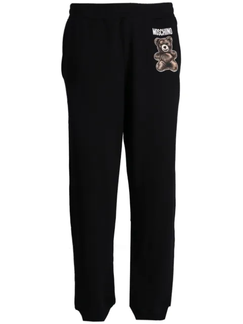 Moschino Teddy Bear-print track pants Black 251ZZ03450228