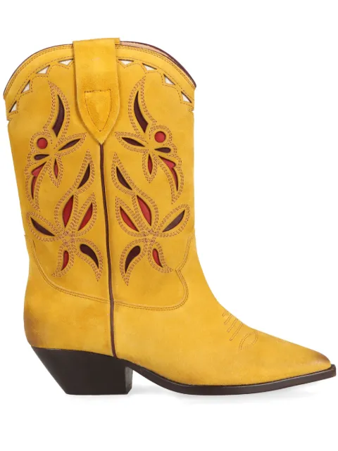 ISABEL MARANT Duerto Cowboy boots Yellow 23ABO0003FB