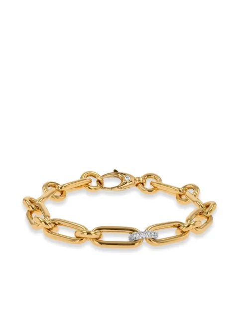 Pragnell 18K yellow gold mini Havana diamond bracelet Gold HAV074