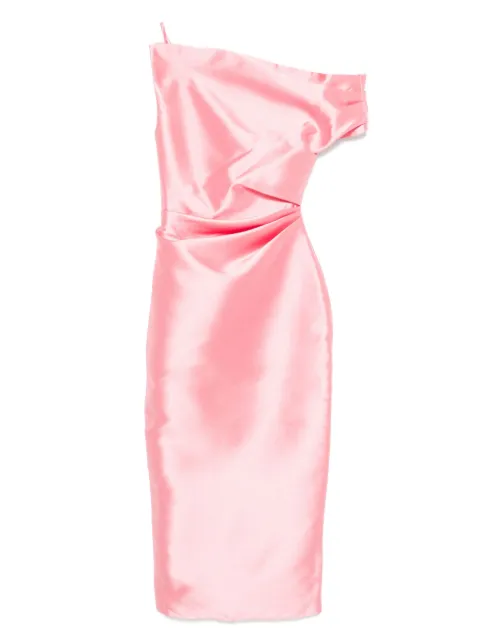 Solace London Ellison midi dress Pink OS44046