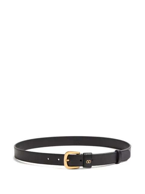 Valentino Garavani logo-plaque belt Black WT0SM1PPU