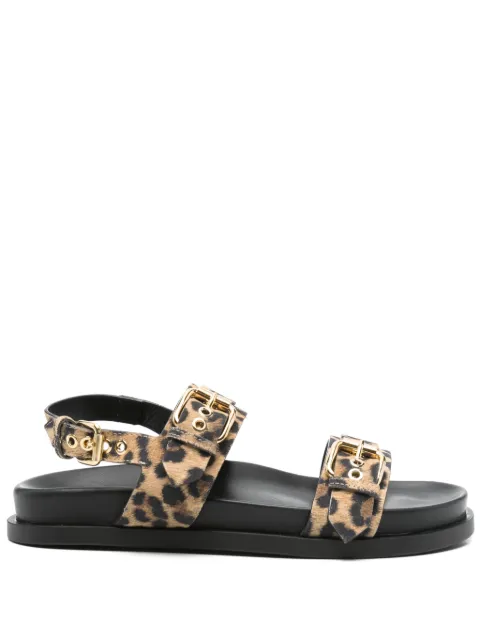 AGL leopard-print sandals Brown D690001PGNAGAL0612